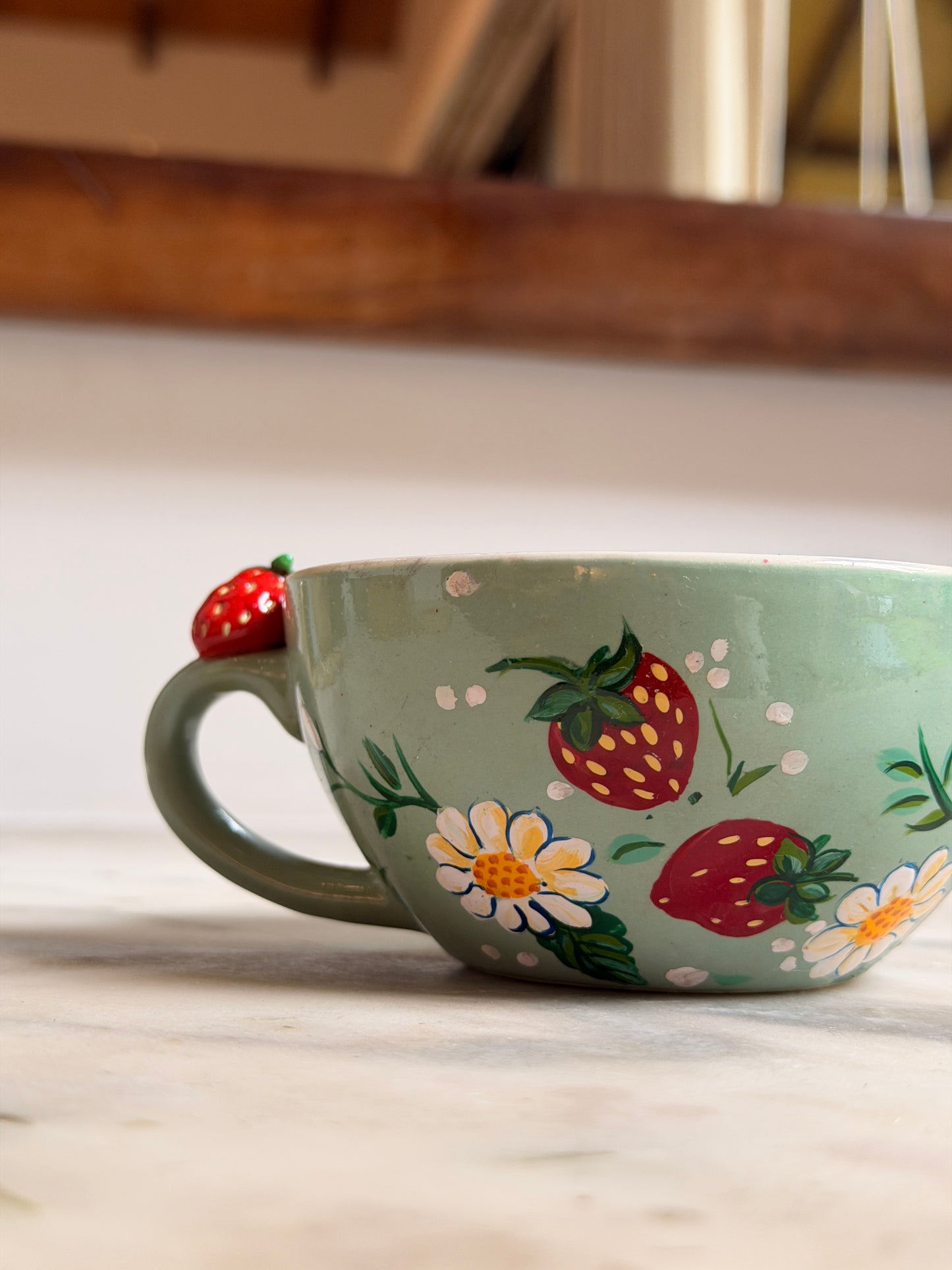 Berry Little Garden 🍓🌼 - cappuccino mug