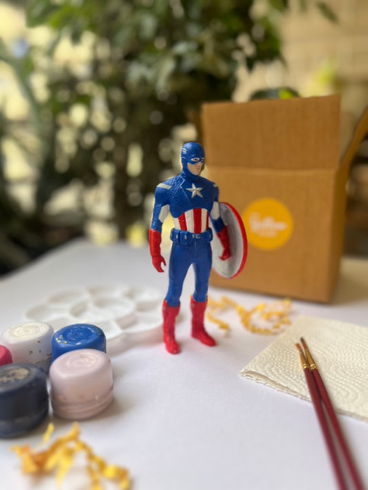 Paint Your Own Captain America