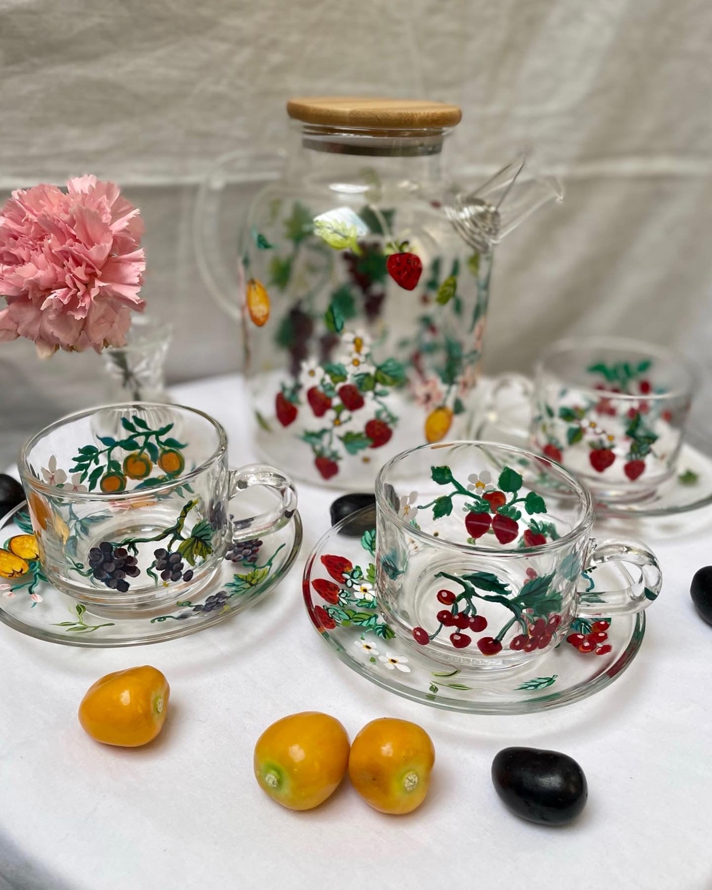 Fruity Blossom Tea Cup Set