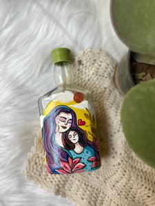 Online bottle painting workshop - celebrating Motherhood
