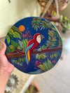 Bird of Paradise - wall plate workshop