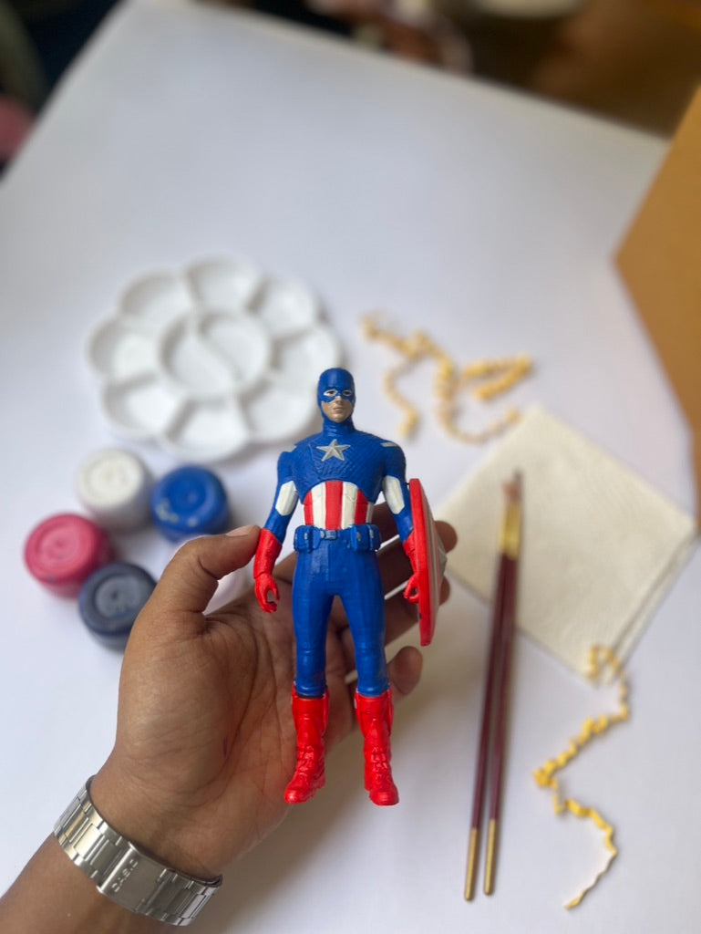 Paint Your Own Captain America