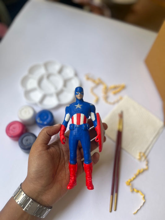 Paint Your Own Captain America