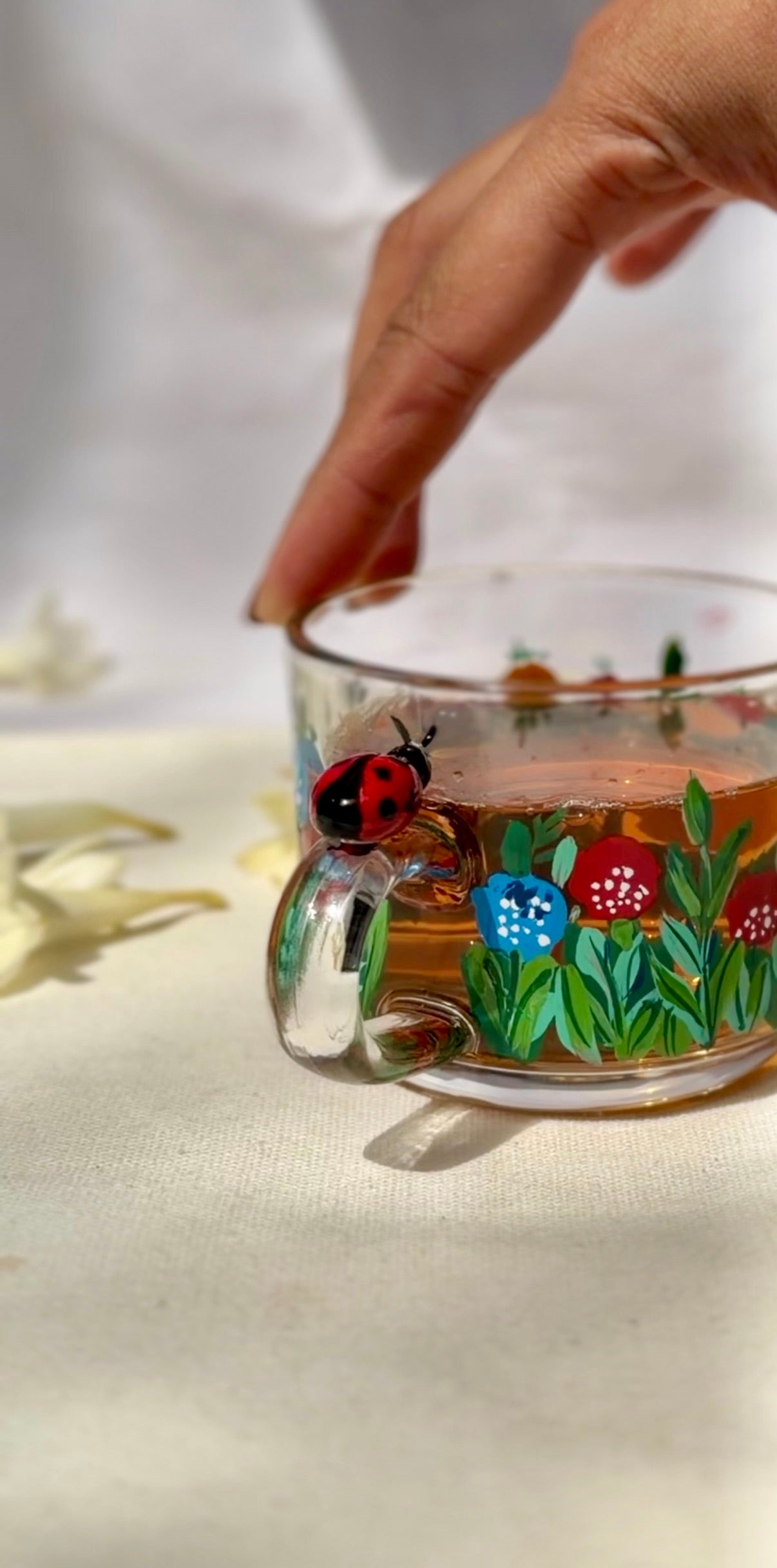 Ladybug Garden - tea cup