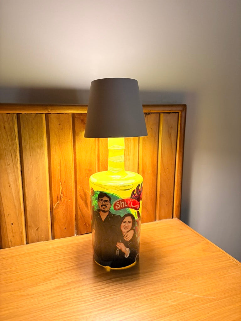 Personalised Portrait Glow - Wireless Lamp
