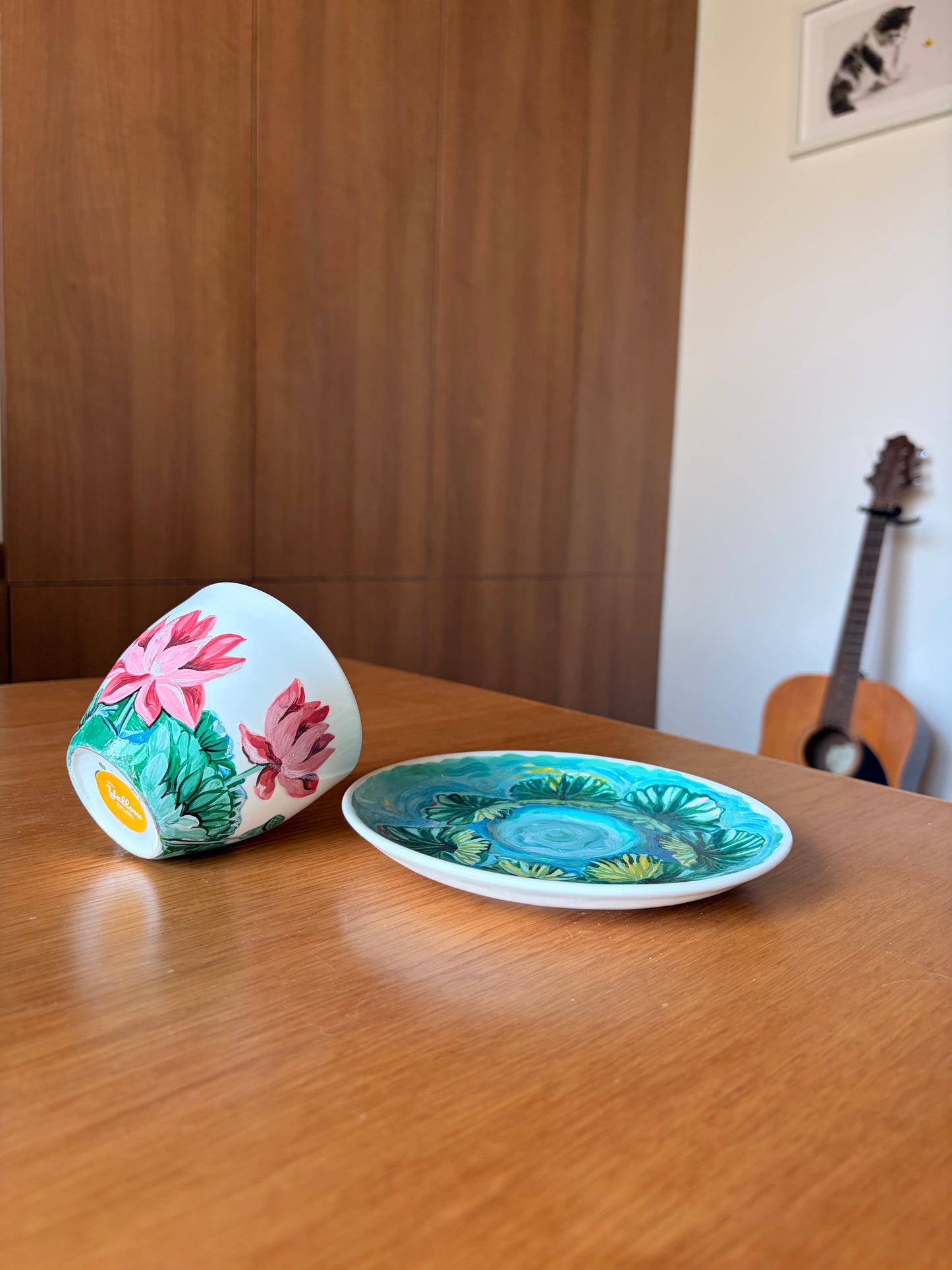 Lotus Whispers - cup and saucer