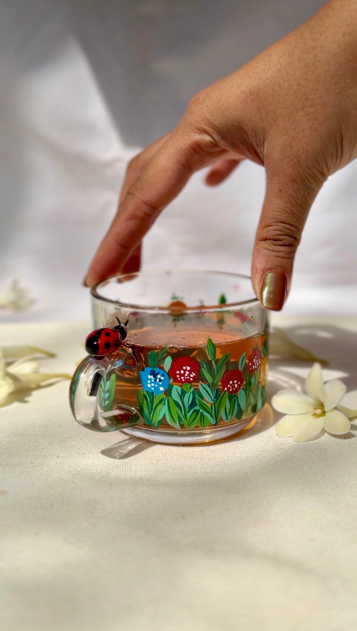 Ladybug Garden - tea cup