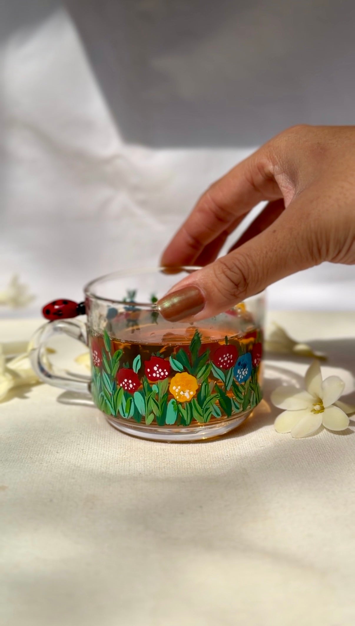 Ladybug Garden - tea cup