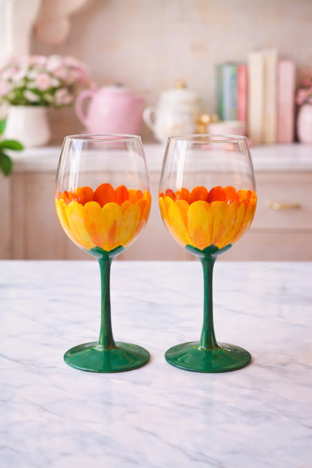 Sunflora - wine glass