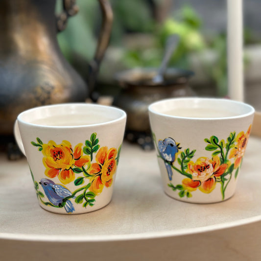 Birdie And Roses - Set Of 2