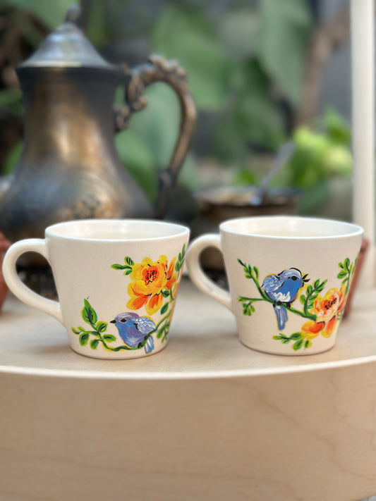 Birdie And Roses - Set of 2
