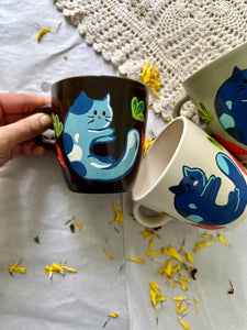 Blue cuddle mug