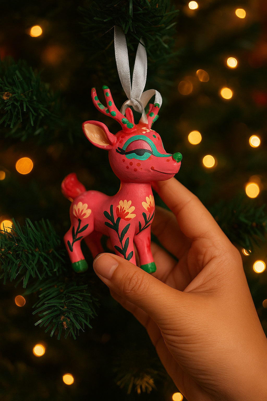 Aisha the reindeer - Ornament