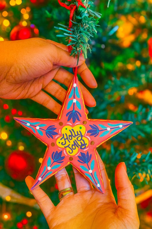 Holly Jolly - star hanging