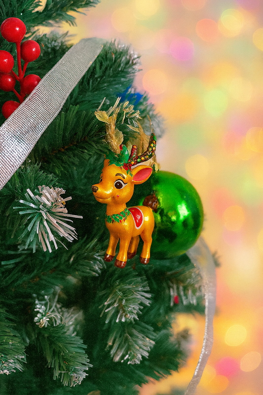 Lila the reindeer - Ornament