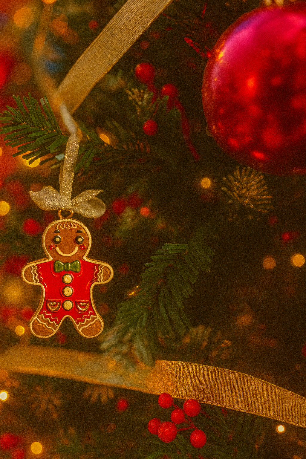 Gingerbread man 4 - Ornament