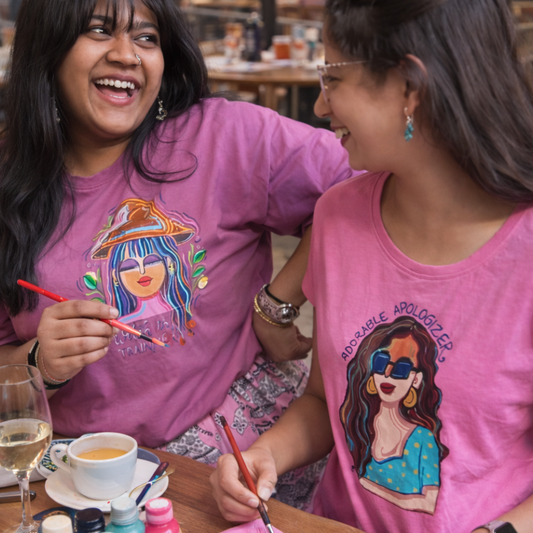 Sip & Paint T-Shirt Painting workshop