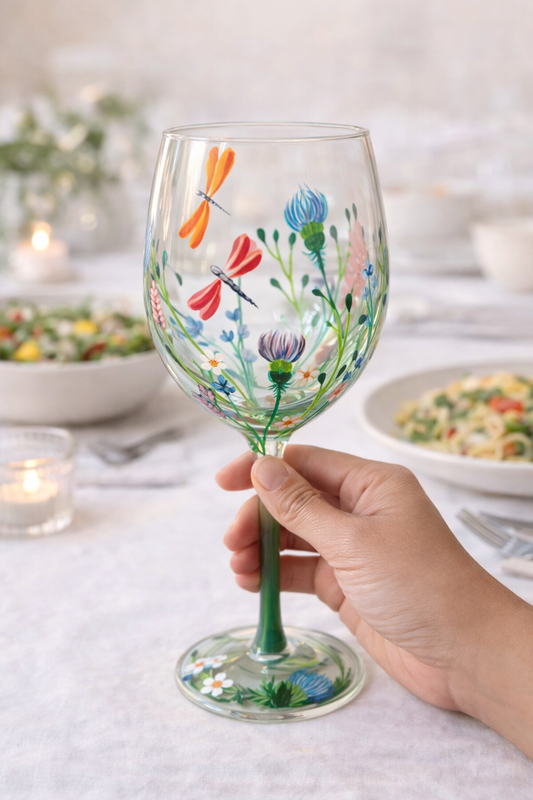Enchanted Forest - wine glass