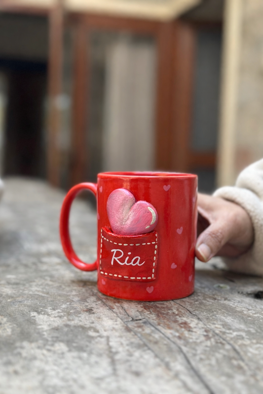 Pocketful of Love - customisable coffee mug