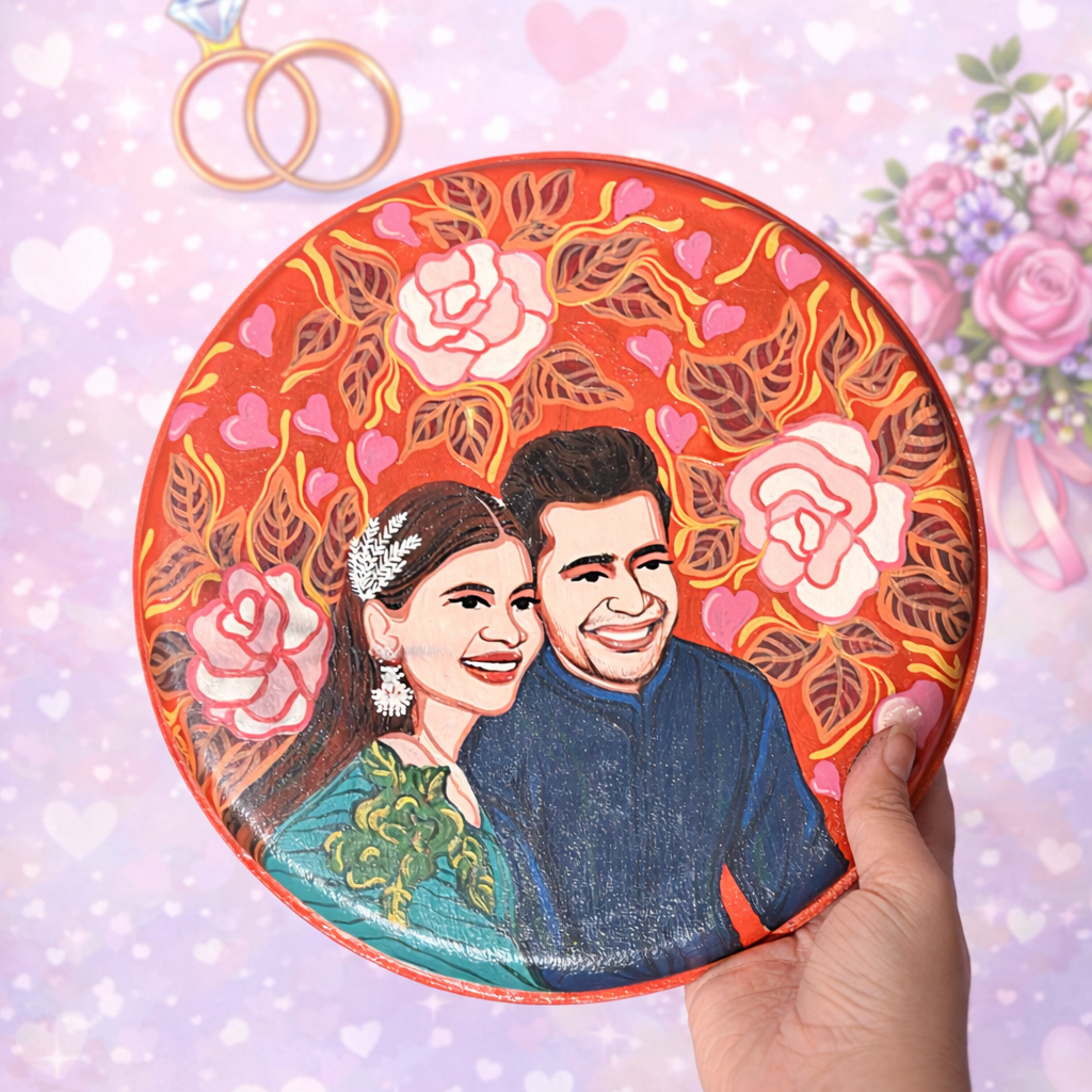 Customised Couple Wall Plate