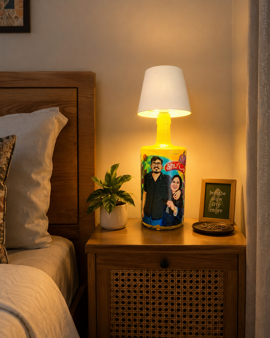 Personalised Portrait Glow - Wireless Lamp