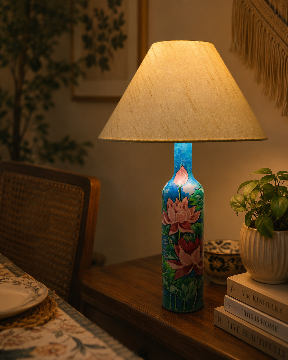 Lotus Nocturne - Table Lamp