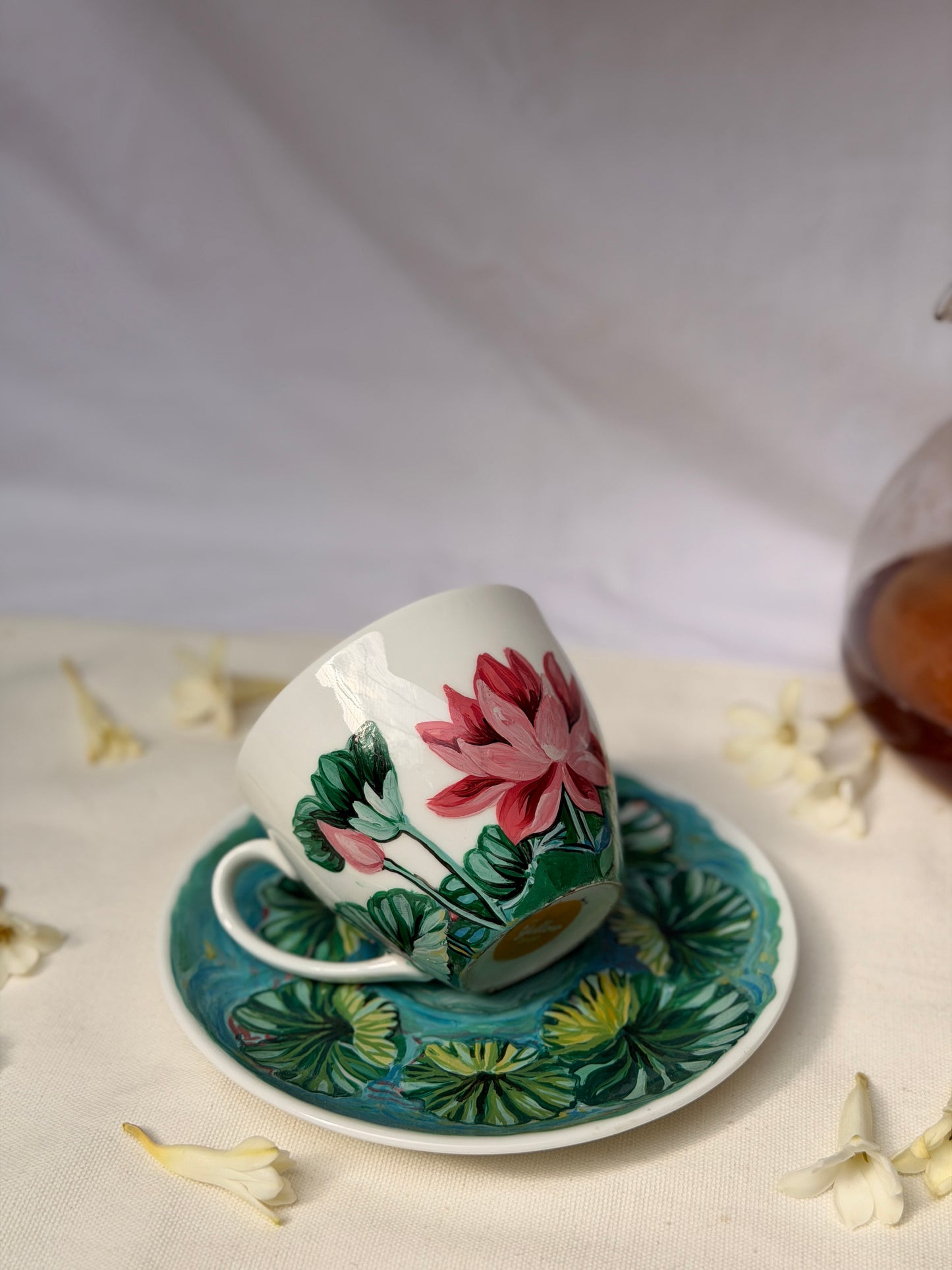 Lotus Whispers - cup and saucer