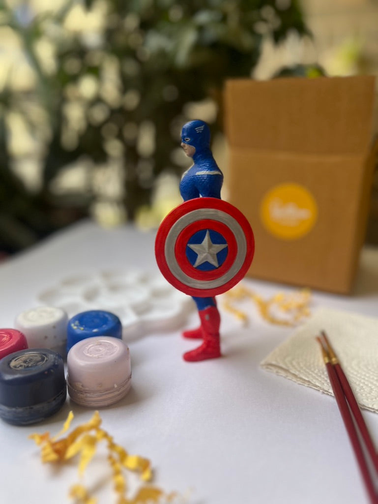 Paint Your Own Captain America