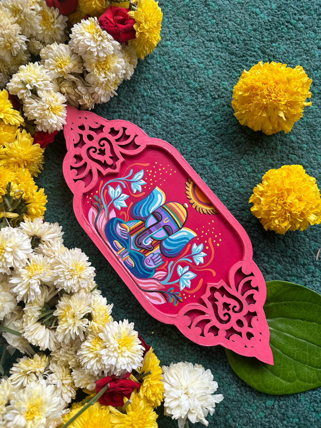 Ganesha Pooja tray