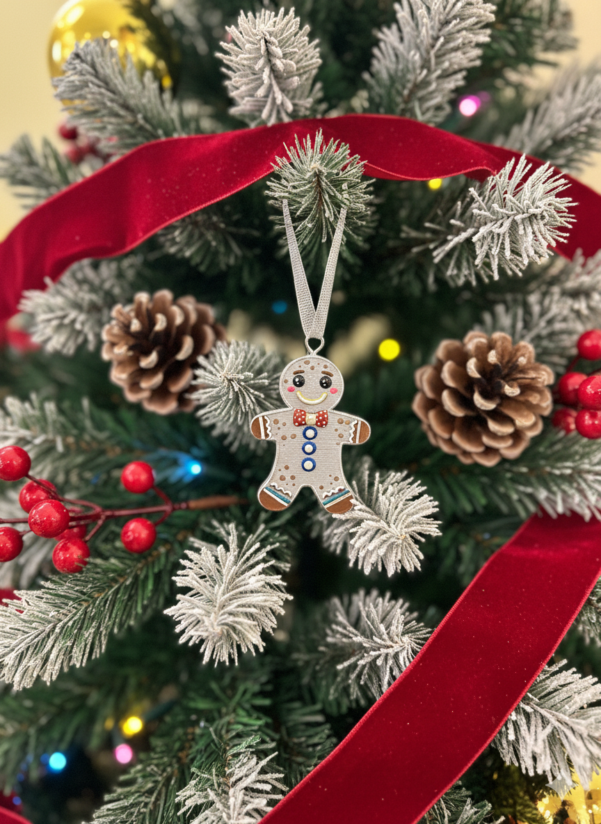 Gingerbread man 3 - Ornament