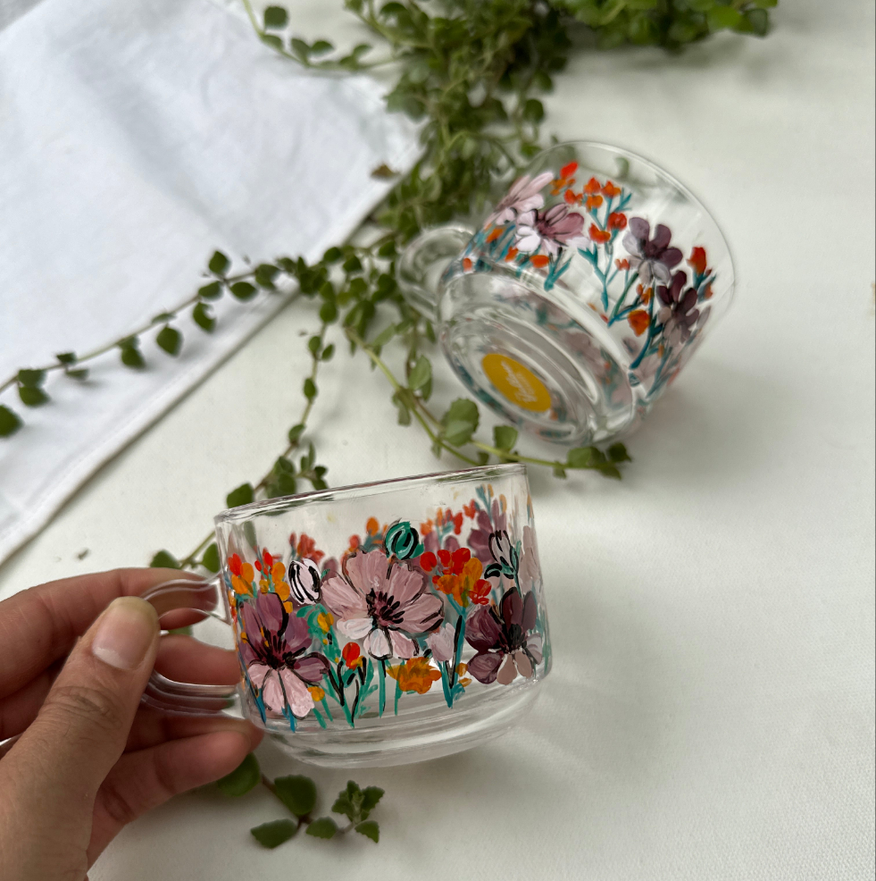 Cosmos tea cup