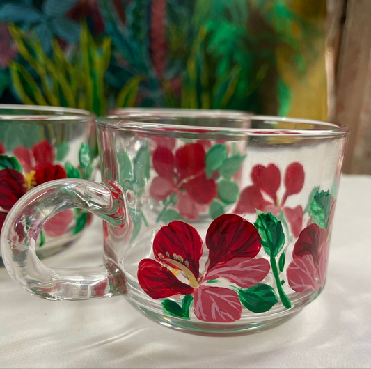Scarlet Blossom - Tea Cup