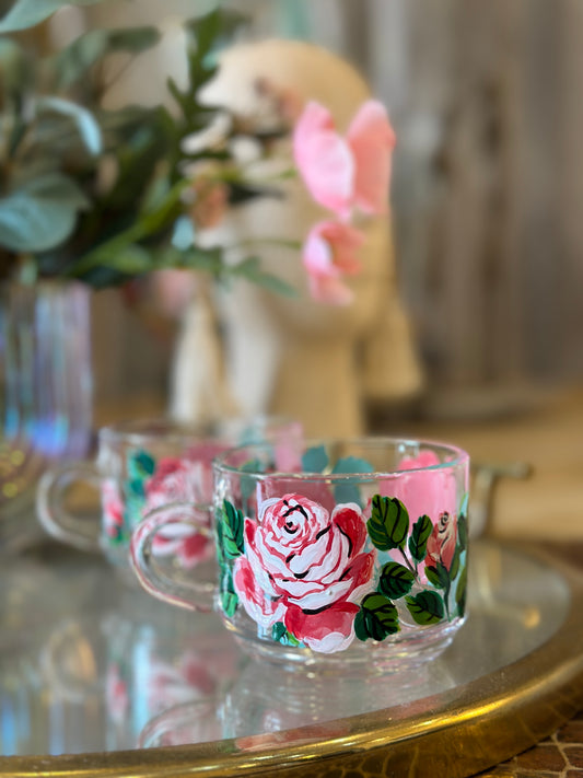 Pink Roses - Tea Cup