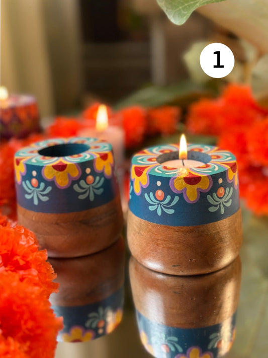 Kusumdeep - Tea Light Holder (Set of 2)