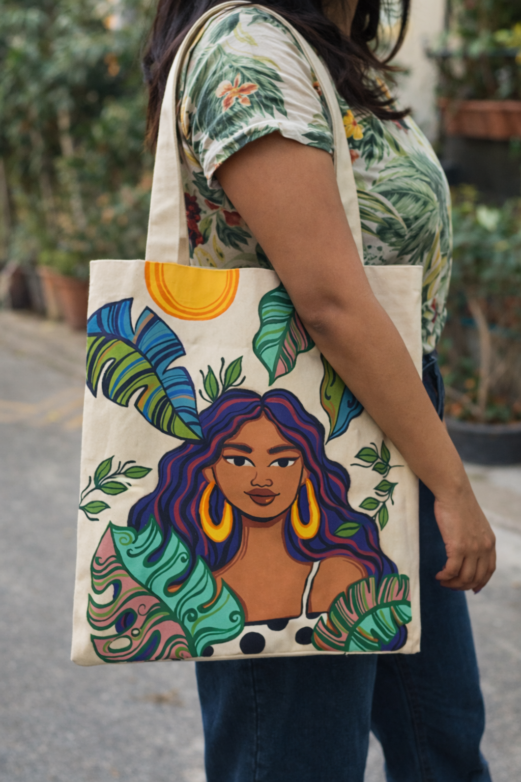 Online Tote Bag painting workshop - Women's Day Special