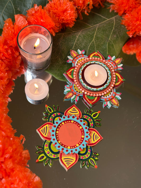 Alankrita - Tea Light Holder (Set of 2)