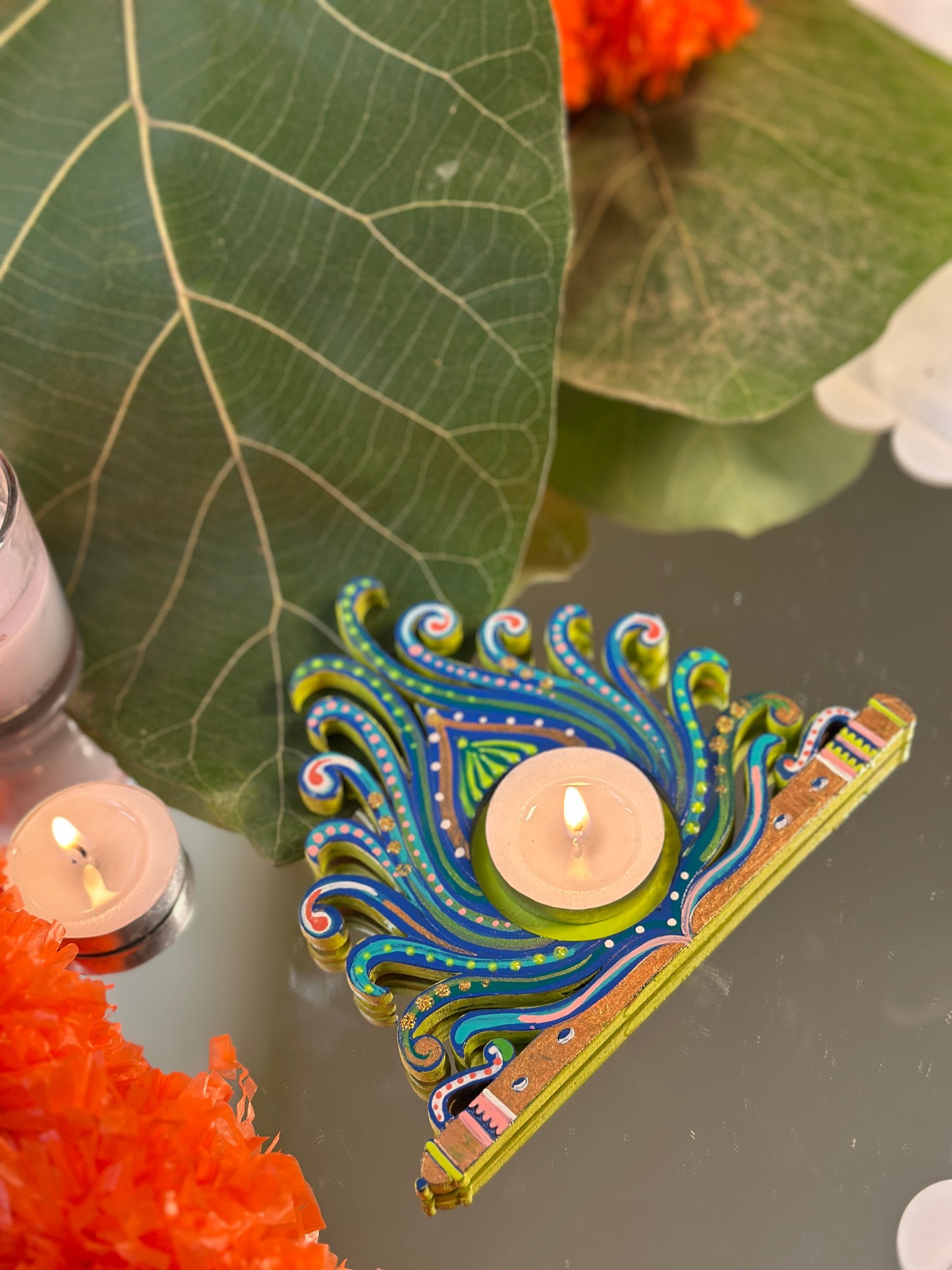 Krishna - Tea Light Holder