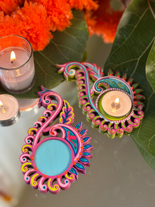Mayura - Tea Light Holder (Set of 2)