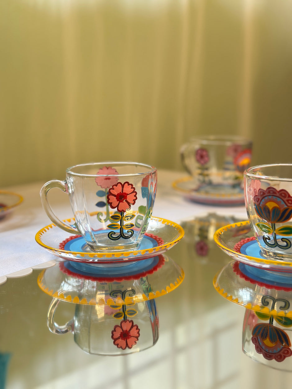 Tea Cups – The Yellow Brush Studio
