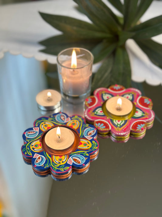 Nutan - Tea Light Holder (Set of 2)