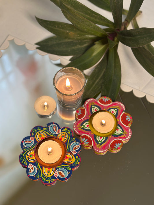 Nutan - Tea Light Holder (Set of 2)