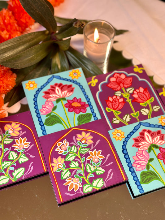 Noor-e-Bahaar - Coasters (Set of 6)