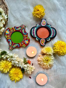 Shakuntala - Tea light holder (Set of 2)