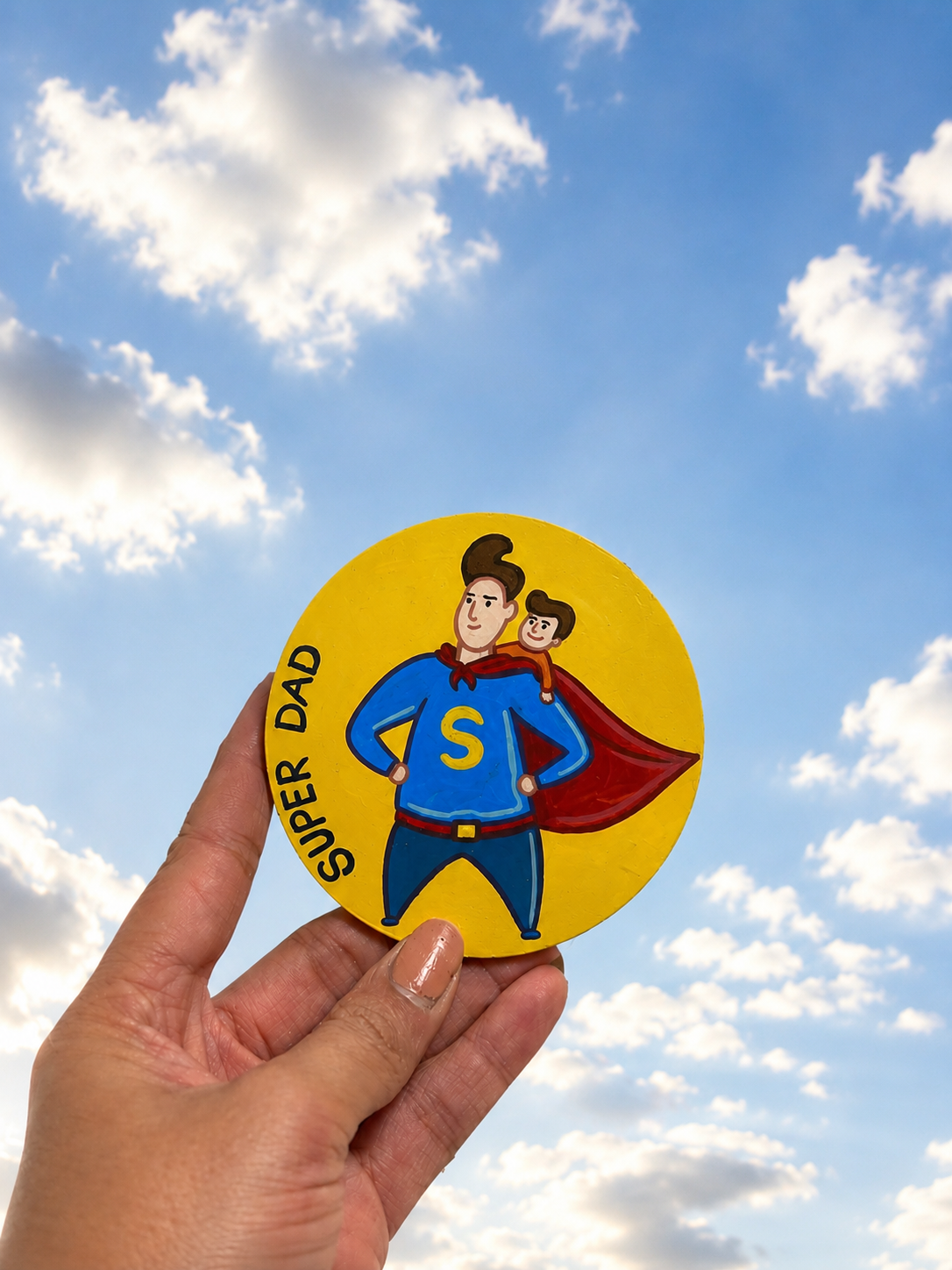 Super Dad - fridge magnet