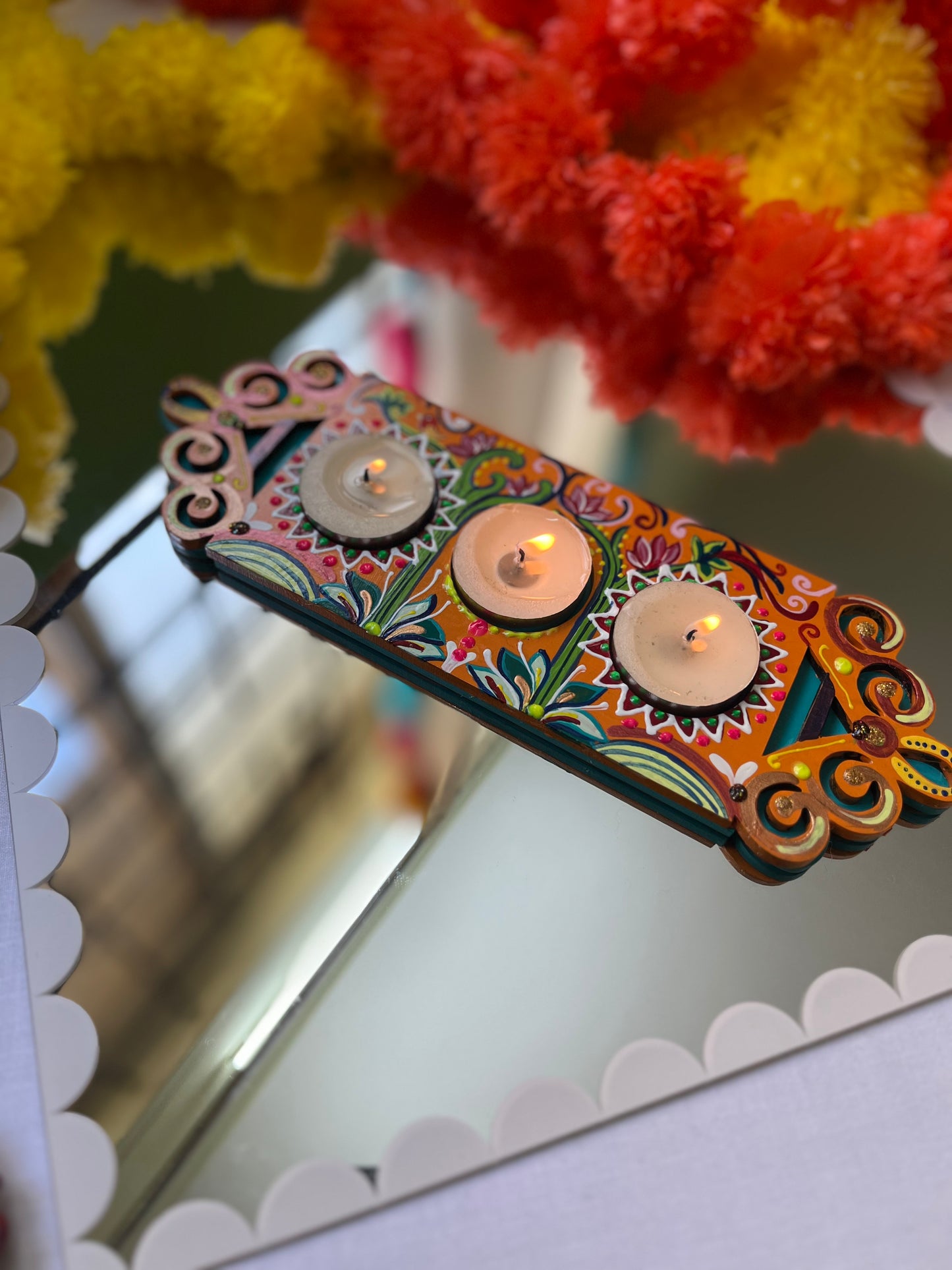 Deepmala - Tea Light Holder Tray