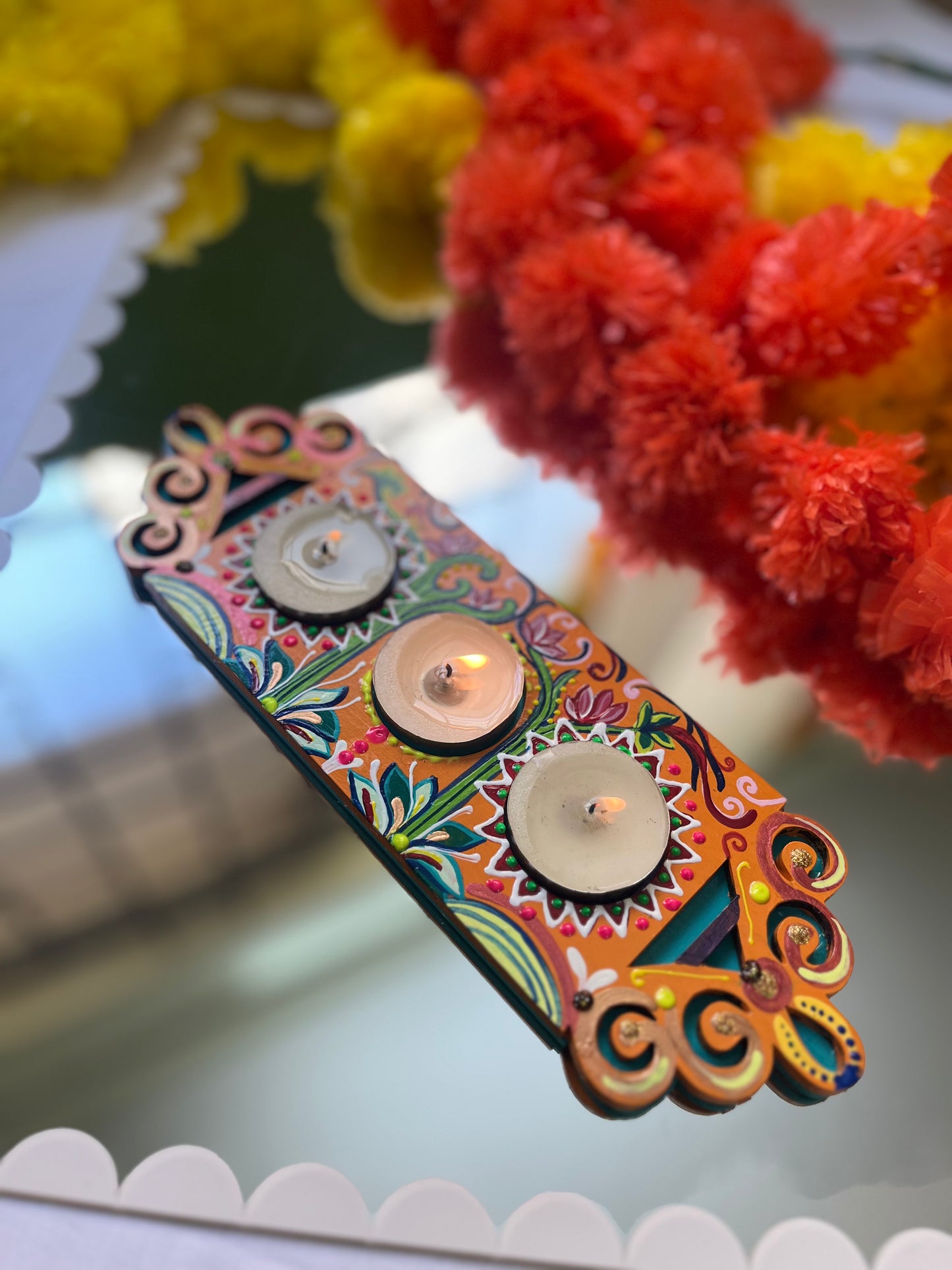 Deepmala - Tea Light Holder Tray