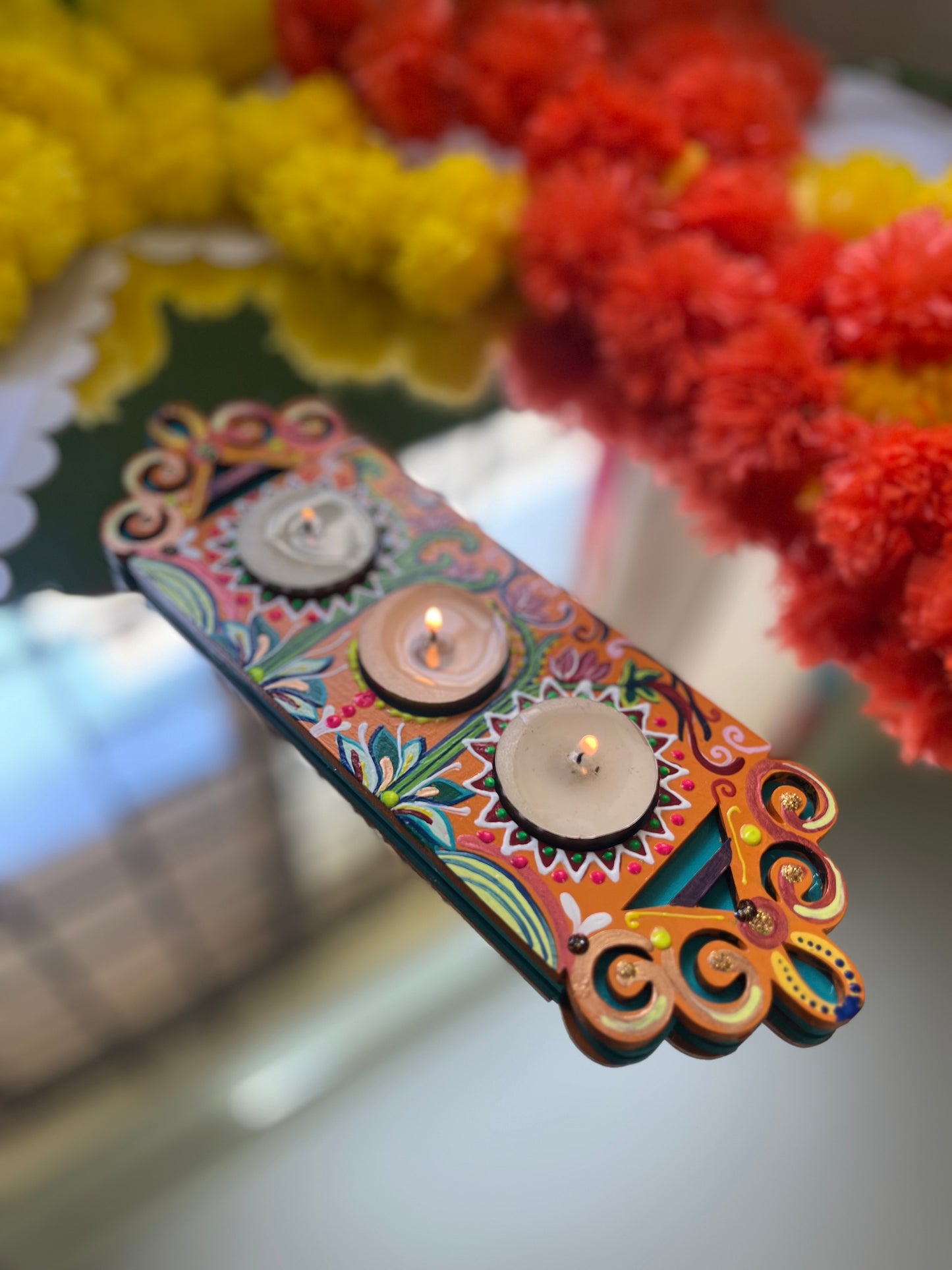 Deepmala - Tea Light Holder Tray
