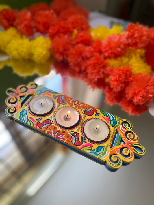 Pakhi - Tea Light Holder Tray