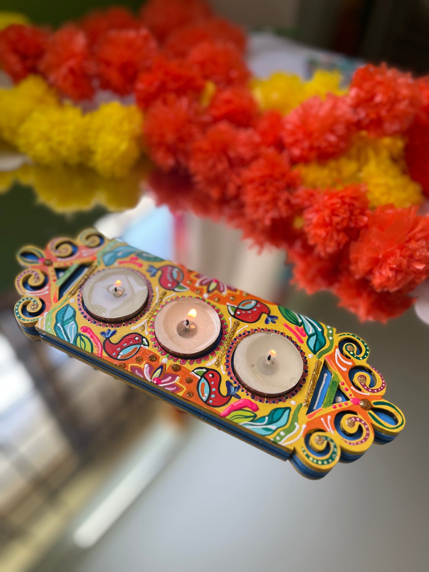 Pakhi - Tea Light Holder Tray