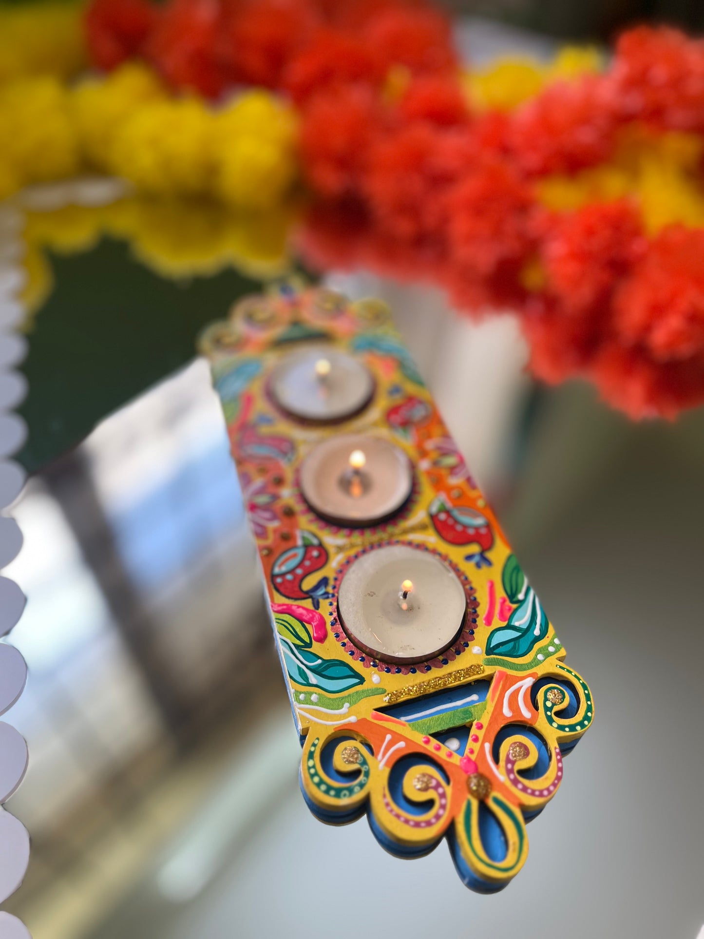 Pakhi - Tea Light Holder Tray